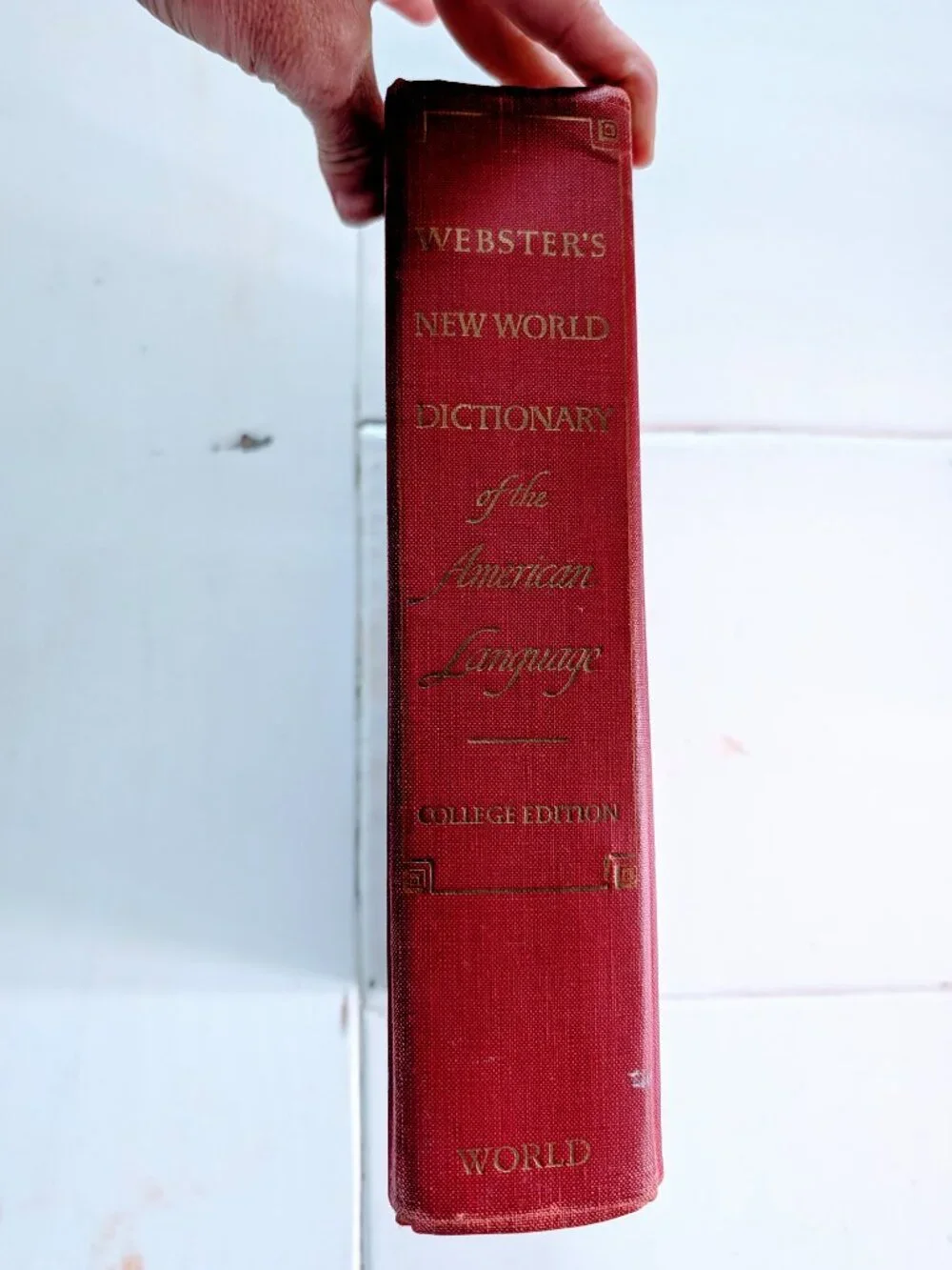 1968 Webster's New World Dictionary of the American Language College Edition HC